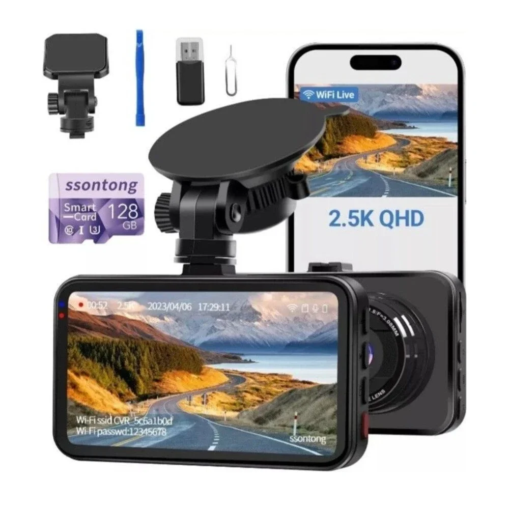 Ssontong A16W 2.5k dash camera QHD 3